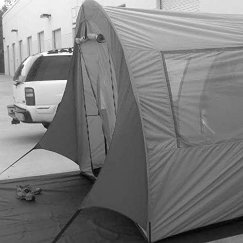 PahaQue TAB Trailer Side Tent, Camper Shade Shelter, No-See-Um Bug Mesh, Rain and Storm Protection, Silver