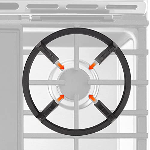 HRepair Cast Iron Wok Support Ring 9Inch Universal Non Slip Wok Rack Stand Fits Kitchen Samsung Ge Frigidaire Whirlpool Kitchenaid Lg Kenmore Gas Stove - Thumbnail 2
