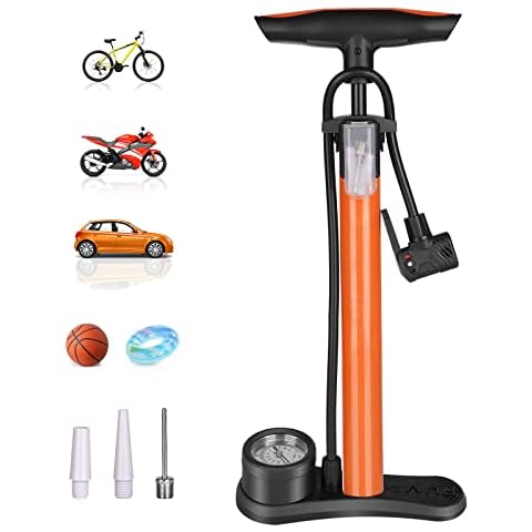 Fahrradpumpe mit Manometer, 11 Bar Cover