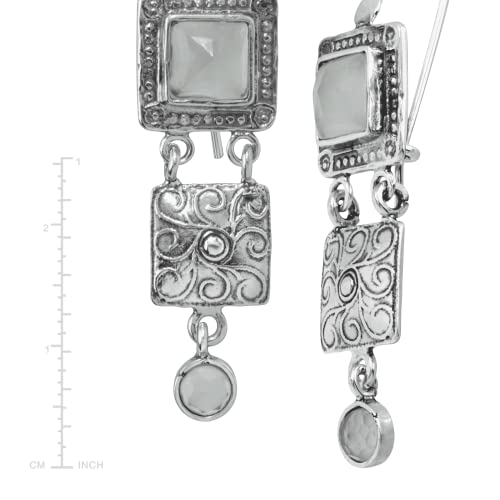 Silpada 'Verzasca' Natural Green Quartz Drop Earrings In Sterling Silver #TOP4