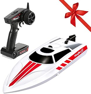 FUNTECH Remote Control Boats for Kids Adults 18+ mph Electric RC Boats
