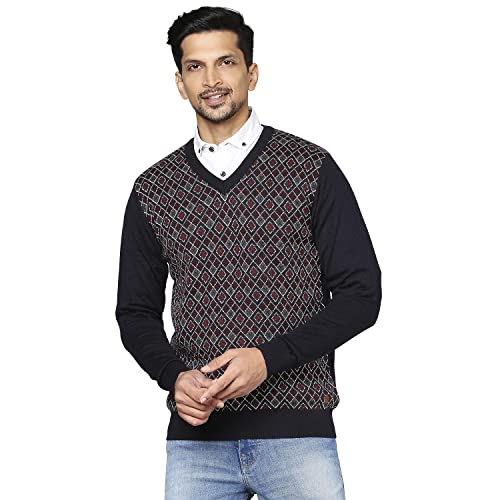 Raymond Dark Blue Sweater (Size: 42)-RMWX01120-B8