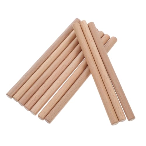 Amosfun 10piezas De Madera Para Tableros Perforados Ganchos De Madera Organizadores Multiusos Fácil Instalación Diseño Elegante