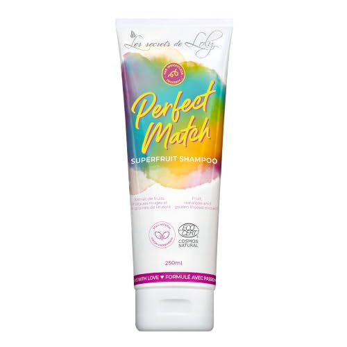 Les Secrets de Loly – Perfect Match – Shampooing sans Sulfate – Cheveux Ondulés, Bouclés & Frisés – Hydratant Léger – 97% d'Origine Naturelle – 250 ml