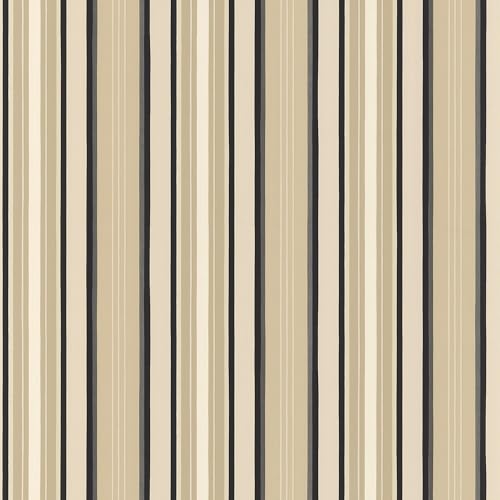 Image of Galerie Stripes & Damasks 2 Black/Beige Multi-Stripe Wallpaper Roll