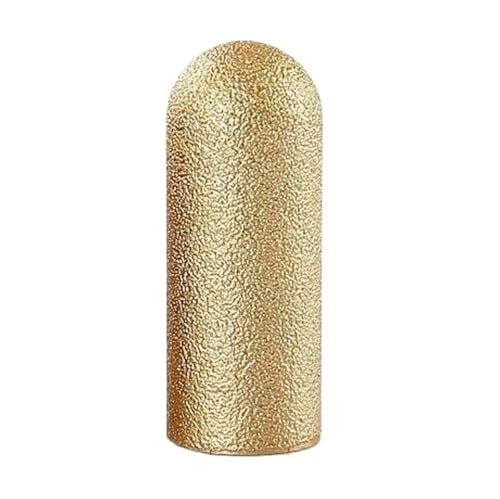 1pcs Vacuum Brazed Diamond Profile Grinding Wheel for Quartz Stone Countertop Back Round Bottom Trimming Grinding Head Abrasive Tools(20mm-Fine Grinding)