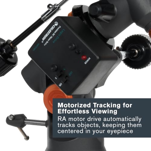 Celestron – AstroMaster 130EQ–MD Newtonian Reflector Telescope for Beginners – Aluminized Mirror – Motor Drive to Track Stars – Adjustable Tripod – Includes Eyepieces Plus Astronomy Software Package by Celestron - Image 7