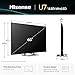 Hisense 65U7Q Fernseher 65 Zoll, 4K Mini LED ULED, Smart TV, Hi-View AI Engine, 144Hz Game Mode Pro, FreeSync Premium, Built in Subwoofer, Dolby Vision IQ Atmos, Airplay, Sprachsteuerung[2025]