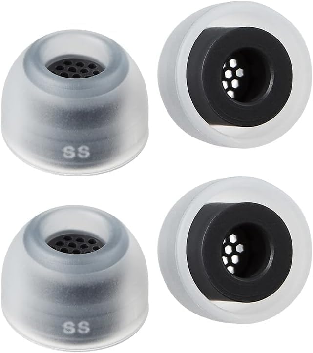 AZLA SednaEarfit MAX para Galaxy Buds 2 Pro Phantom Black (SS), puntas de auriculares para auriculares inalámbricos, puntas de repuesto de