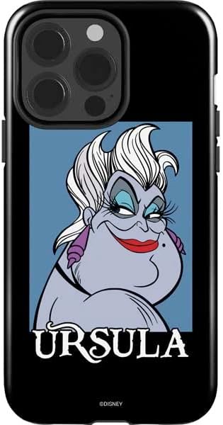 Skinit Impact Phone Case Compatible with iPhone 13 Pro - Officially Licensed Disney Villains Ursula Ariel and Flounder Design