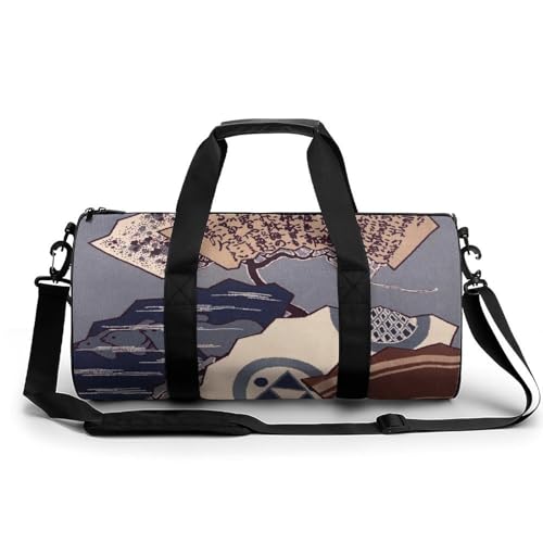 WAAC ブラック ドラムバッグ UNISEX CITY LINE ボストンバッグ ブラック