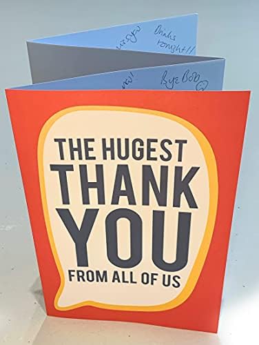 The Hugest Thank You Extra Large Fold Out Card