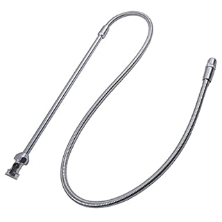 G-Sunny All Metal RV Flexible Swivel Stick with Shutoff Valve,RV Flexible Black Tank Wand,Powerful Rotary Cleaning Capability for Cleaning Deposits,63 Inch