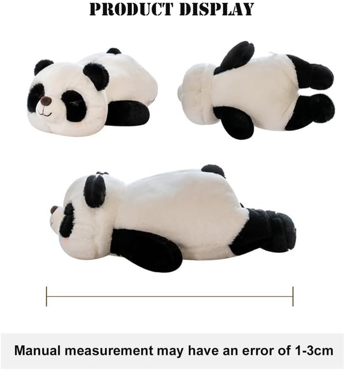 Miniatura 6 de Lindo juguete de peluche de panda, almohada de peluche de oso panda, almohada suave de peluche de panda de dibujos animados, almohada corporal,