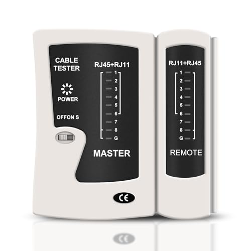 Testeur de câble, Testeur de câble réseau pour RJ45 RJ11 Testeur de câble patch, Testeur de...