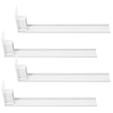 GLEAVI Automatic Shelf Pusher Glide for Supermarket and Convenience Store Beverage Organizer Push Latch Device with Integrated Rail Design 11.61X2.95X1.57In