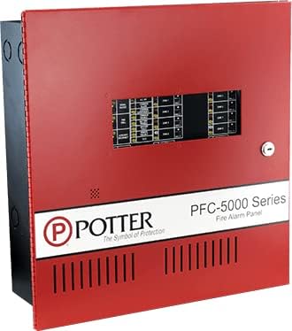 POTTER PFC-5008 - 8 Zone Facp No Dact Red Cabinet