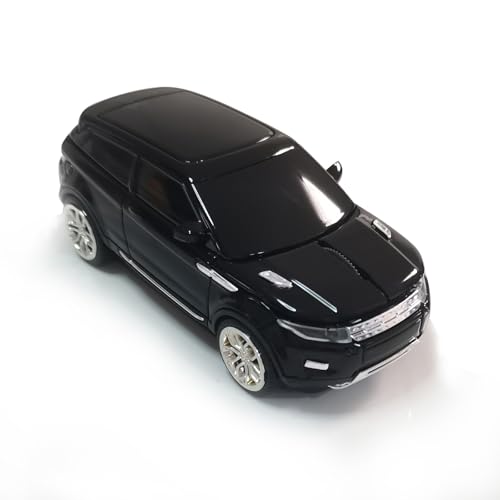 WUQIDA Wireless Car Mouse, Cool SUV Car Shaped Mice, 1600 DPI, 3D, 2.4Ghz, USB Receiver, Headlights with LED Blue Light, for Computer Laptop (L-Black) by WUQIDA - Used condition - US$9.65