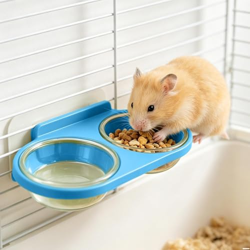 Futterbecher für Reptilien, magnetisch, kippsicher, abnehmbar, für Geckos, für Hamster, Schildkröten, Chamäleon, Terrarium, Gehege, Lebensraum, Käfig, Tank-3