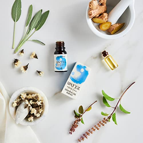 Water Element - Feng Shui Essential Oil Diffuser Blend By Aromafume | 3 X 10Ml | Create Better Feng Shui | Balance The Water Element |Induce Purity, Flow, Renewal & Ease| Made With Pure Essential Oil #TOP5