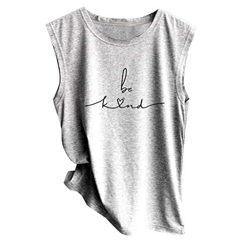 Vedolay Womens Vest Dressy Womens Tank Top Summer Sleeveless Crew Neck T-Shirts Tee Moon Phases Printed Casual Loose Fit Blouse Basic Tops Gray Cover