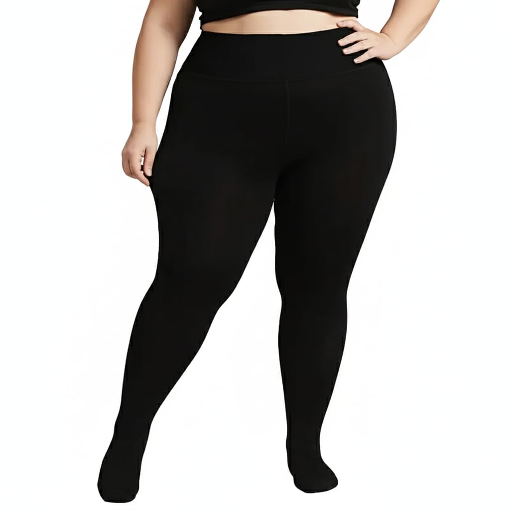 geifa Classic Thermal Fleece Lined Pantyhose – Perfect for Cold Weather Outfits-picture-12