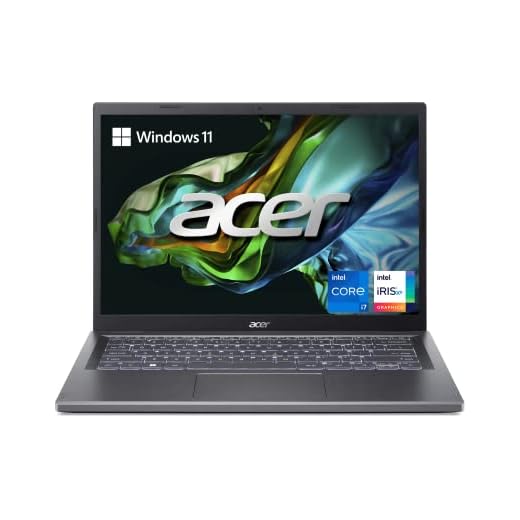 Acer Aspire 5 14 Slim Laptop | 14" WUXGA (1920 x 1200) IPS | Core i7-1355U | Intel Iris Xe Graphics | 16GB LPDDR5 | 512GB Gen 4 SSD | Wi-Fi 6E | USB4/Thunderbolt 4 | Backlit KB | A514-56M-71A9, Gray