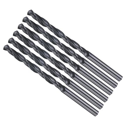 METALLIXITY Drill Bit (3/6") 4.76mm 4241 High-Speed Steel for Wood 6Pcs