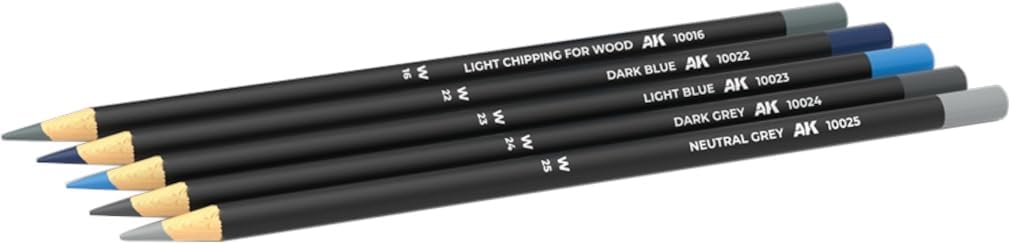 AK Interactive AKI 10043 Weathering Pencil Set - Grey and Blue