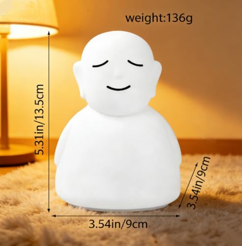 Lámpara de noche de silicona para niños con control remoto miniatura 6