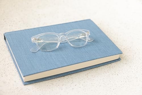 Peepers by PeeperSpecs Clark Blue Light Blocking Reading Glasses, Clear +1.50