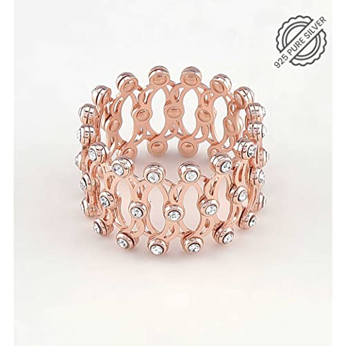 Buy Miss Highness Women's Rose Gold 2 In 1 Folding Retractable Silver