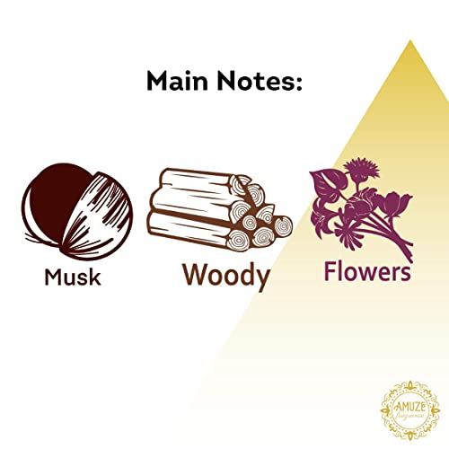 Superior Egyptian Musk, 12 Ml - Metal | Premium Perfume Oil | Attar Oil | Alcohol-Free | Vegan & Cruelty-Free | By Amuze Fragrance #TOP1
