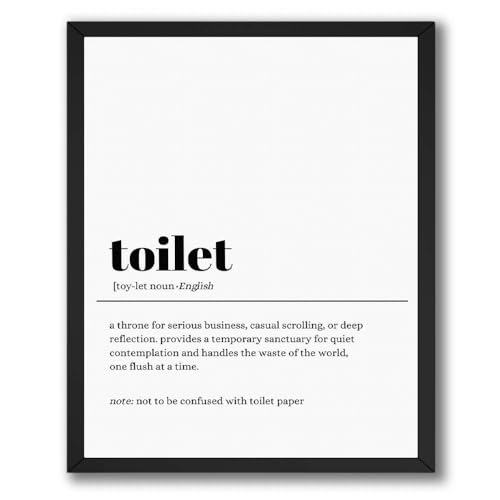InkFlow Posters Bedroom Definition Canvas Poster - Minimal Dictionary Typography Canvas Poster - Modern Wall Decor for Bedroom, Home Office, Cozy Interior Style - 8x10 ROLLED CANVAS Print