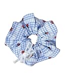 Strawberry Hair Scrunchies Girls Fruits Ponytail...