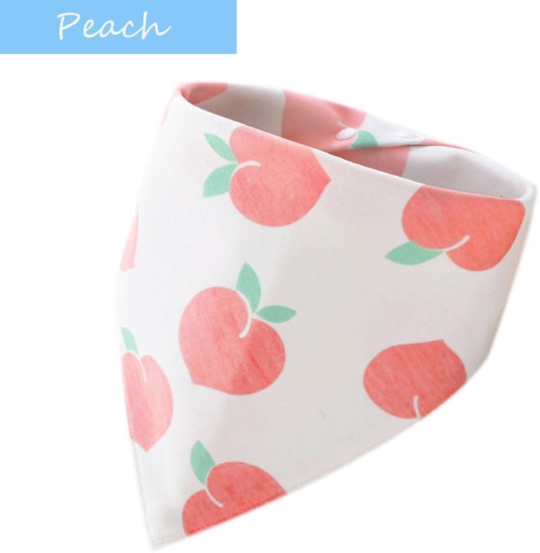 100% Cotton Baby Bandana Drool Bibs for Boy and Girl - 9 Pcs Baby Bibs for Drooling or Teething and Feeding