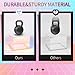 Jolboldy 3Pcs Iridescent Acrylic Display Risers with LED light, Acrylic Cube Box Rainbow Display Stand with Hollow Bottoms for Figures Dessert Jewelry Perfume Handbag