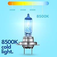 Diamond Vision H7 Lampe Auto | H7 12V 55W | Optimierte Version | 8500K Xenon Look Kaltweiß | Halogen KFZ Autolampen | zweimal so langlebig | Duobox | E-Prüfzeichen | PX26D | 2 Stück – Ansicht 3