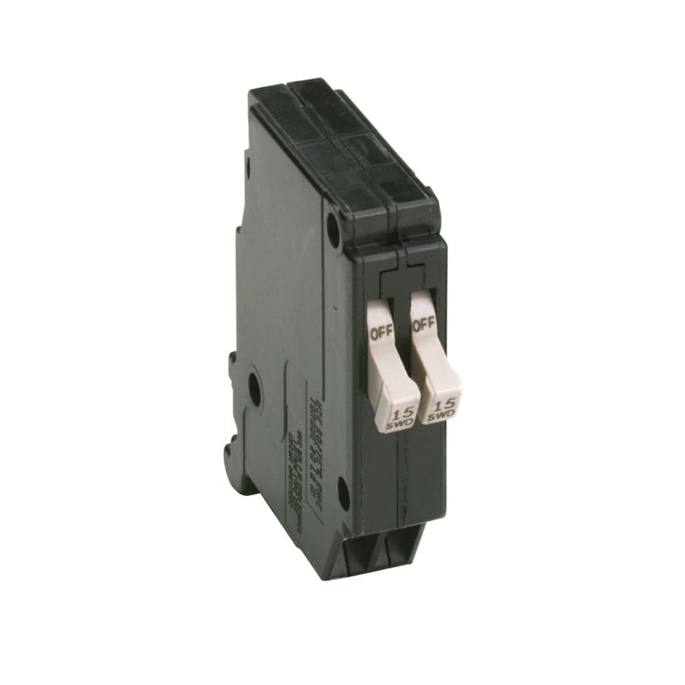 CHT1515 - CH Overload Short Circuit Breaker,Plug-on Clamshell Pack,15 A,10 kAIC,Single-Pole,120/240V,CHT,#14-8 AWG Cu/Al,CHT,Type CH Loadcenters,50-60 Hz,Switching Duty Rated, HCAR Rated