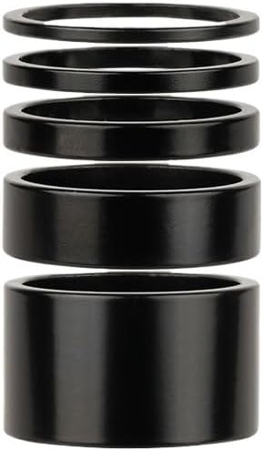 Bicycle Headset Spacer 2 3 5 10 20mm Aluminum Washer for 1-1/8 28.6mm Steerer Tube Road Fork Stem Height Adjust Ring for Bikes(28.6 H40mm P5)