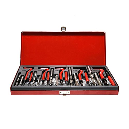 ZEYU HOME 131 pc Stripped Thread Rethread Helicoil Repair Kit Metric M5 M6 M8 M10 M12