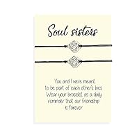 Algopix Similar Product 10 - Soul sister bracelets for 2 Soul