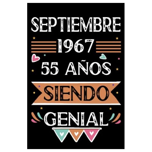 CUADERNO, septiembre 1967, 55 Años Siendo Genial: 55 años. Libro de visitas, cuaderno, 110 páginas de felicitaciones, idea de regalo, regalo Para la esposa, novia, mujer, La madre