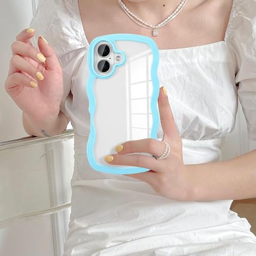 Image of Back Cover Compatible with iPhone 17 Case (6.3) Soft Touch Slim Liquid Silicone Full Protection Shock Proof Back Cover for iPhone 17 (WC Blue)