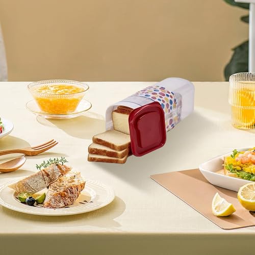 Recipiente de pan reutilizable contra el endurecimiento rápido de alimentos 6