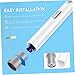 HOODANCOS Waterproof Electric Toothbrush for Adults Non-Rechargeable Soft Bristle Tooth Cleaner Portable Oral Care Tool with Brush Heads for Deep Cleaning