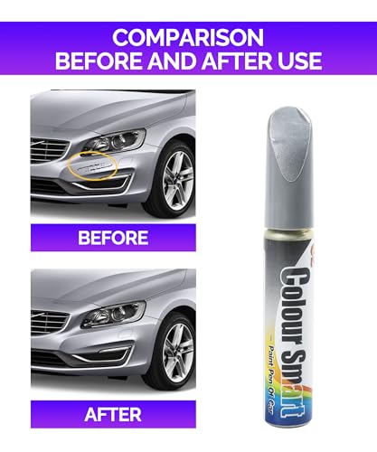 RACOONA Car Touch Up Paint,Touch Up Paint for Cars,Car Paint Automotive Paint,Car Paint Scratch Repair Car Paint Pen,Car Accessories Car Scratch Repair Automotive Touchup Paint for Various Cars (Silver)