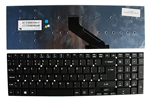 Keyboards4Laptops UK ���C�A�E�g �u���b�N �����p�m�[�g�p�\�R���L�[�{�[�h Acer MP-10K36GB-6981�Ή�