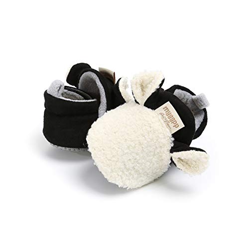 Jshuang Newborn First Walking Shoes Infant Baby Boy Girl Lamb Slippers Trainers 0-18M3
