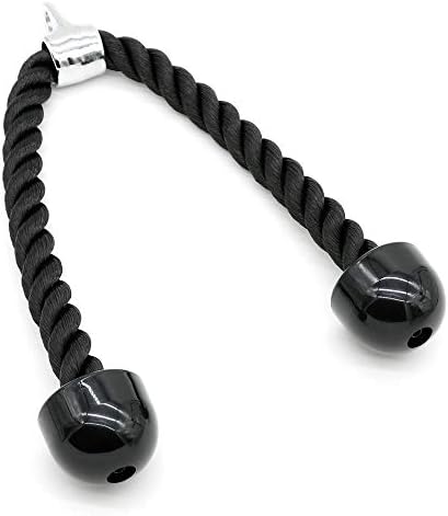 Fortitude Sports Tricep Rope 70cm | Heavy Duty Triceps Gym Rope Cable Attachment For Exercise Machines | For Bicep Curls, Triceps Press Downs/Extensions